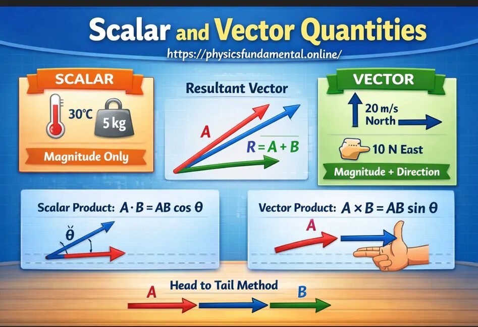 Scalar and Vector Quantities