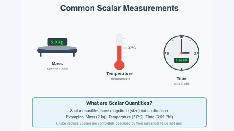 Difference Between Scalar and Vector Quantity