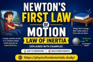 Newton's First Law Of Motion - Law Of Inertia