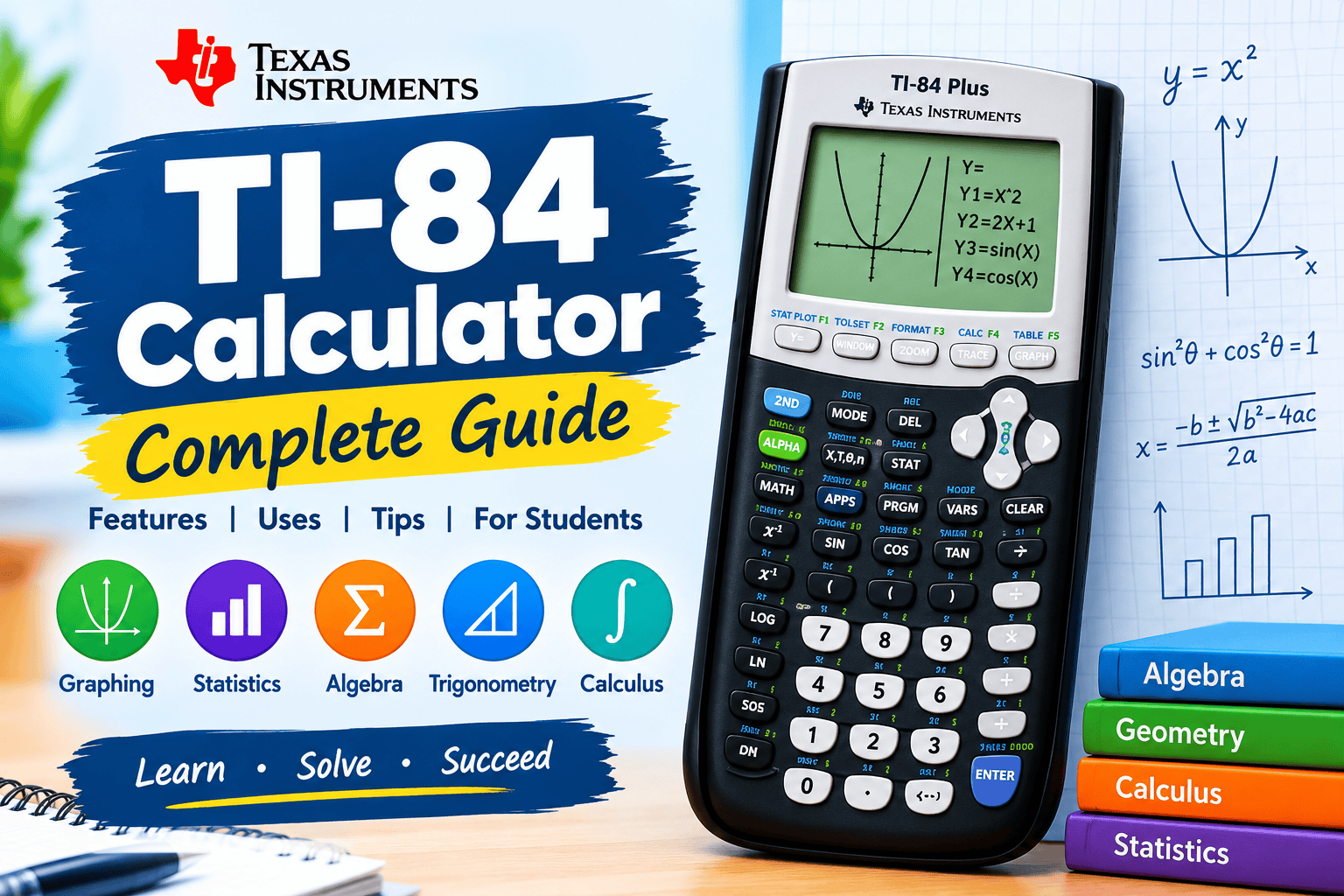 Explore the TI-84 calculator with this beginner-friendly guide to graphing, solving equations, statistics, key features, model comparisons, and practical tips.