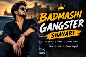 Badmashi Gangster Shayari: Best Attitude Status Lines